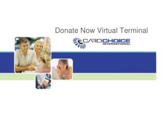 Donate Now Virtual Terminal