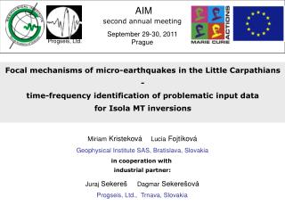 Focal mechanisms of micro-earthquakes in the Little Carpathians -