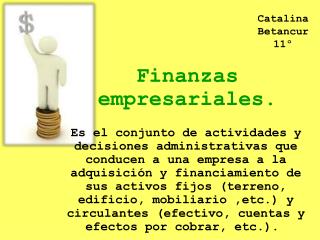 Finanzas empresariales.