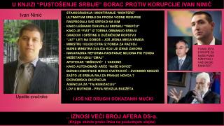 .. IZNOSI VEĆI BROJ AFERA DS-a. (Knjigu skinite preko linka na poslednjem slajdu)