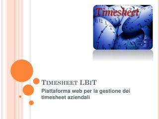 Timesheet LBiT