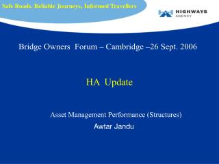 Asset Management Performance (Structures)