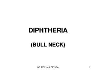 DIPHTHERIA