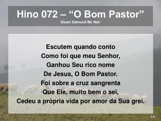Hino 072 – “O Bom Pastor” Stuart Edmund Mc Nair