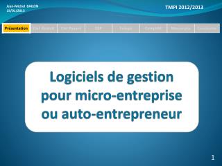 Logiciels de gestion pour micro-entreprise ou auto-entrepreneur