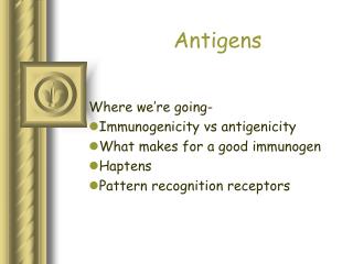 Antigens