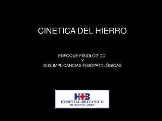 CINETICA DEL HIERRO