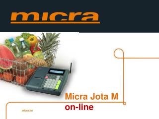 Micra Jota M on- line