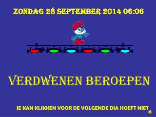 zondag 28 september 2014 06:06