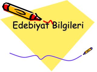 Edebiyat Bilgileri