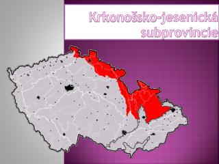 Krkonošsko-jesenická subprovincie