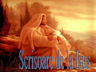 Scrisoare de la Isus