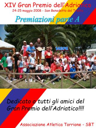 XIV Gran Premio dell’Adriatico 24-25 maggio 2008 - San Benedetto del Tronto
