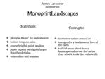 James Lavadour Lesson Plan Monoprint Landscapes
