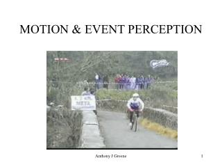 MOTION &amp; EVENT PERCEPTION