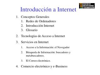 Introducción a Internet