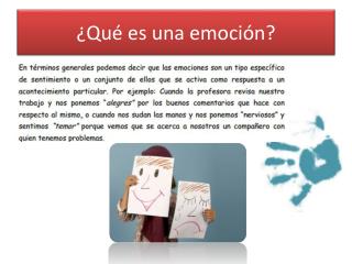 ¿Qué es una emoción?