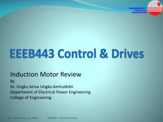 EEEB443 Control &amp; Drives