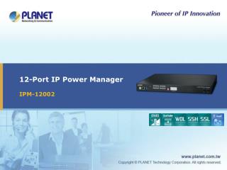 12-Port IP Power Manager