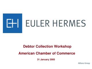 Debtor Collection Workshop American Chamber of Commerce 31 January 2005