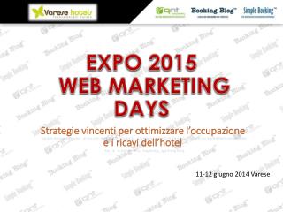 EXPO 2015 WEB MARKETING DAYS