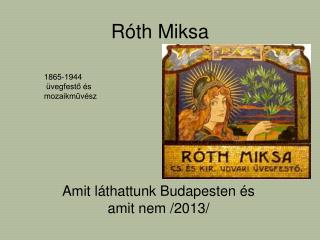 Róth Miksa