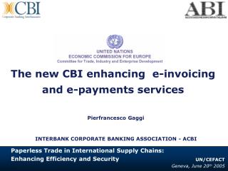 The new CBI enhancing e-invoicing and e-payments services