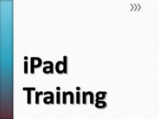 iPad Training