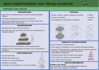Java-implementatie voor Monge-projectie