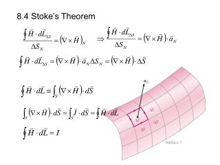 8.4 Stoke’s Theorem