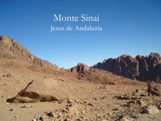 Monte Sinai Jesus de Andaluzia