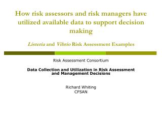 Risk Assessment Consortium