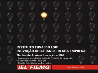 MOBILIZAÇÃO EMPRESARIAL PELA INOVAÇÃO - MEI CÉLIO CABRAL Instituto Euvaldo Lodi – NR/MG