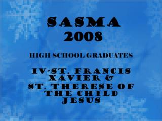 SASMA 2008