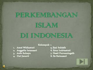 PPT - PERKEMBANGAN ISLAM DI INDONESIA PowerPoint Presentation, Free ...