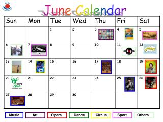 June Calendar