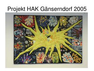 Projekt HAK Gänserndorf 2005