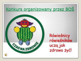 Konkurs organizowany przez BOŚ