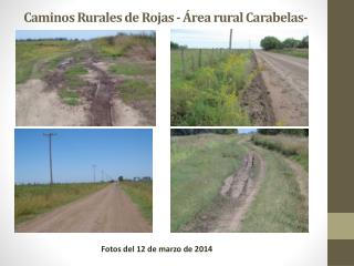 Caminos Rurales de Rojas - Área rural Carabelas-
