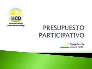 PRESUPUESTO PARTICIPATIVO