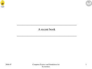 ___________________________ ____________ A recent book _______________________________________