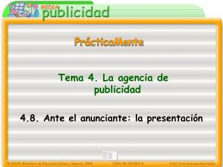 Tema 4. La agencia de publicidad