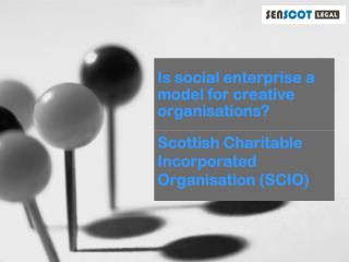 Is social enterprise a model for creative organisations?