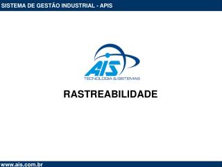 SISTEMA DE GESTÃO INDUSTRIAL - APIS