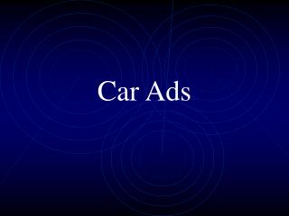 Car Ads