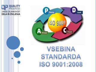 VSEBINA STANDARDA ISO 9001:2008