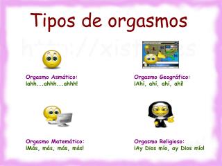Tipos de orgasmos