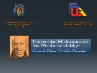 UNIVERSIDAD MICHOACANA DE SAN NICOLÁS DE HIDALGO