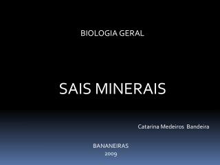 BIOLOGIA GERAL