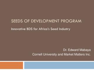 Seeds of Development Program